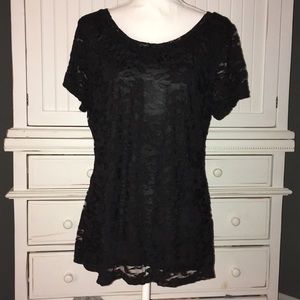 Banana Republic lace dressy top